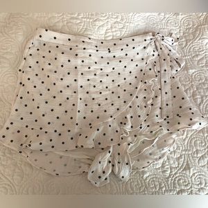 Altr’d State Beige and black polka dot skort